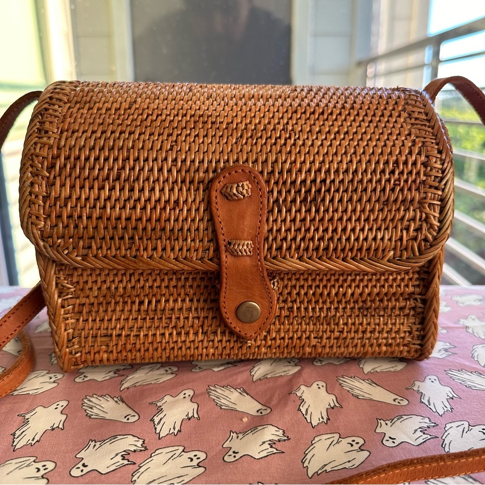 Hand Woven Bamboo Shoulder Bag